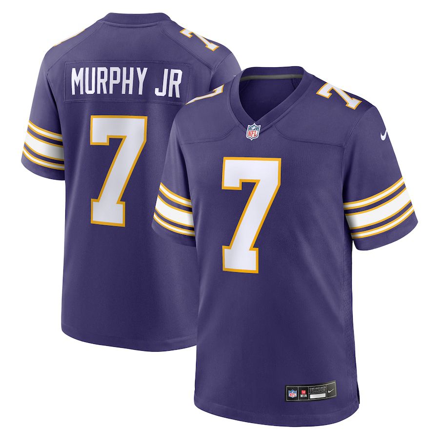 Men Minnesota Vikings #7 Byron Murphy Jr. Nike Purple Classic Player Game NFL Jersey